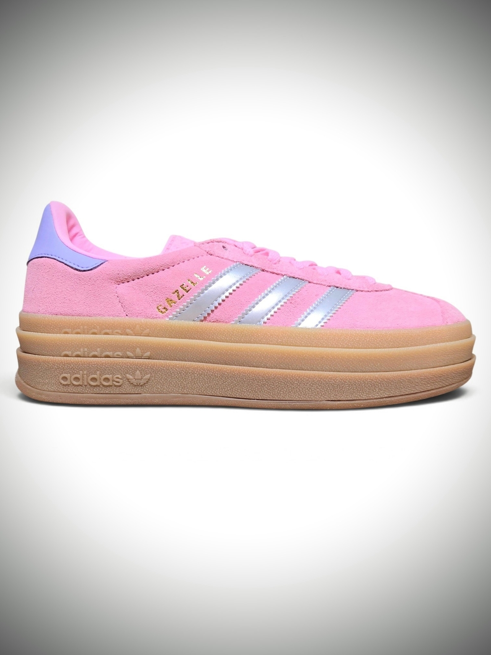 NEW Adidas Gazelle Bold Sneakers Kids SZ 5.5 Platform Sneakers/Shoes Pink/Gold